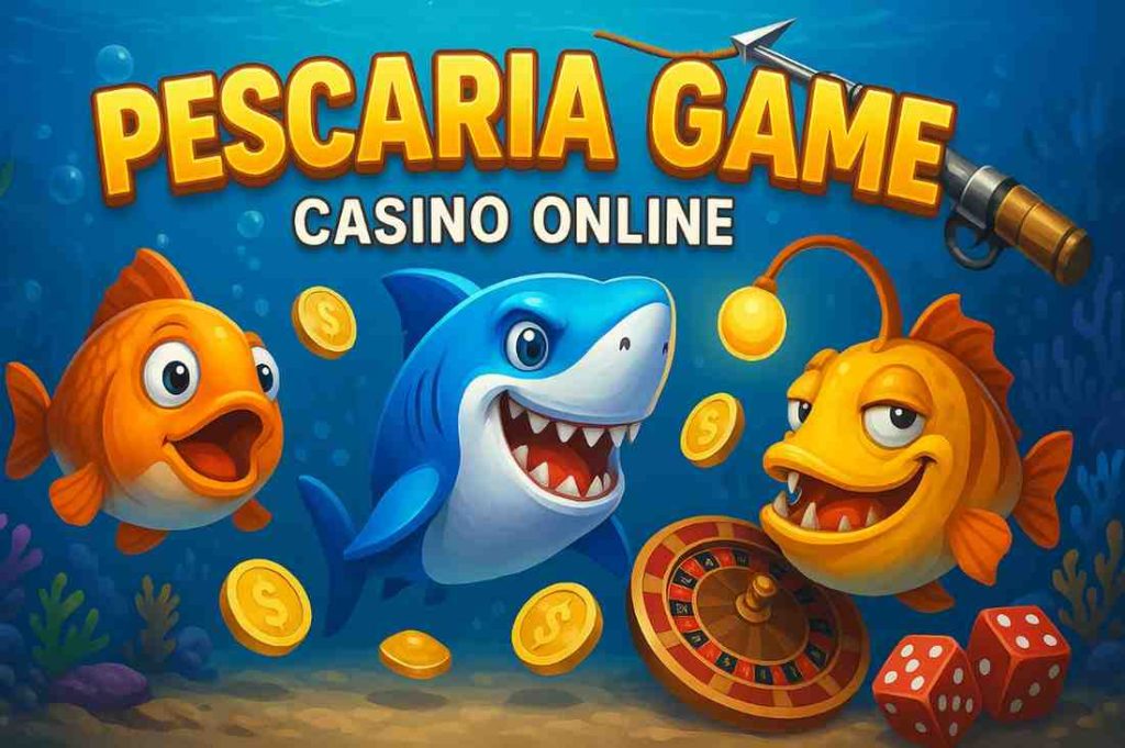 Interface do jogo de pescaria no app do 55D cassino