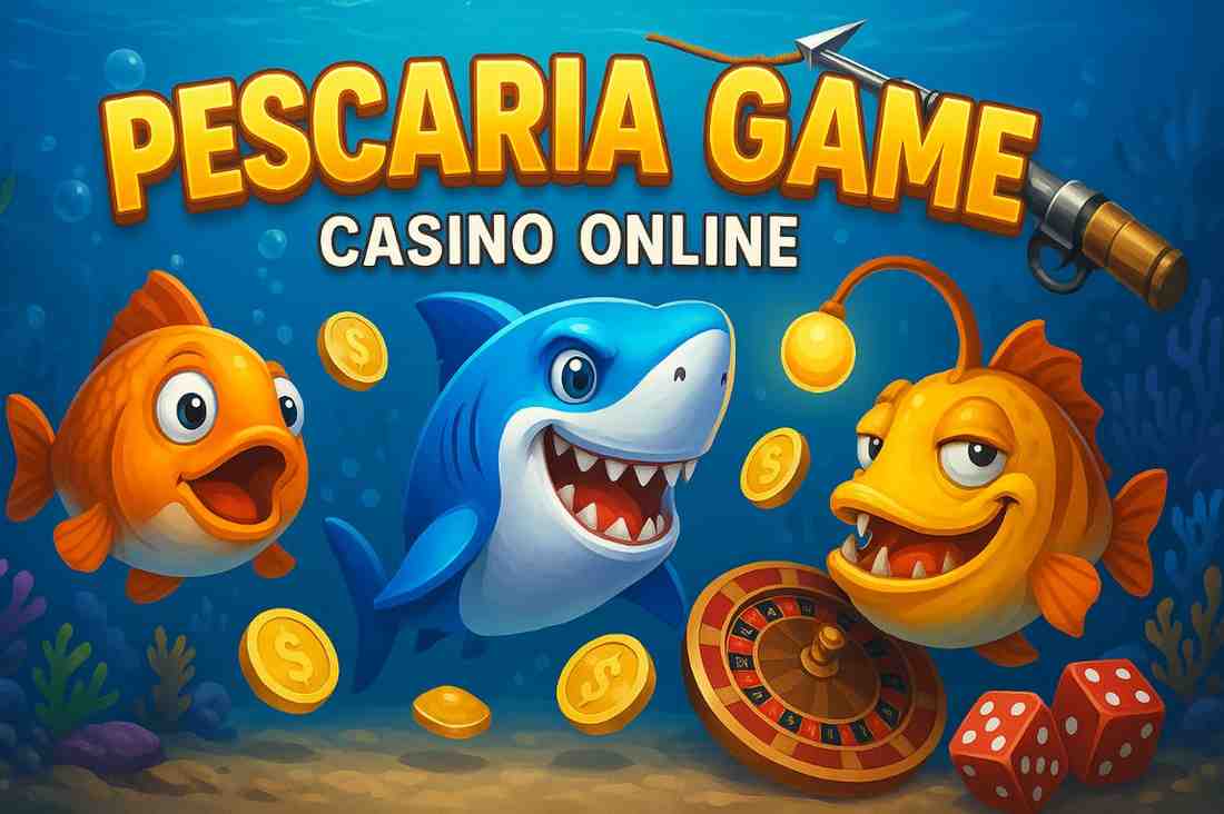 Interface do jogo de pescaria no app do 55D cassino